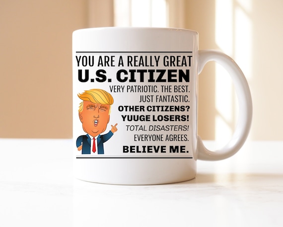 U.S. Citizen Mug, New Citizen Gift Mug, U.S. Citizen Gifts, New Citizenship Gift, Citizenship Gifts, American Citizen Gift, US Citizen Mug