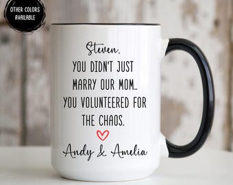 Step Dad Gift For Step Dad Mug, Fathers Day Gift From Daughter Son Kids For Bonus Dad Step Dad Funny Stepdad Birthday Christmas Coffee Cup