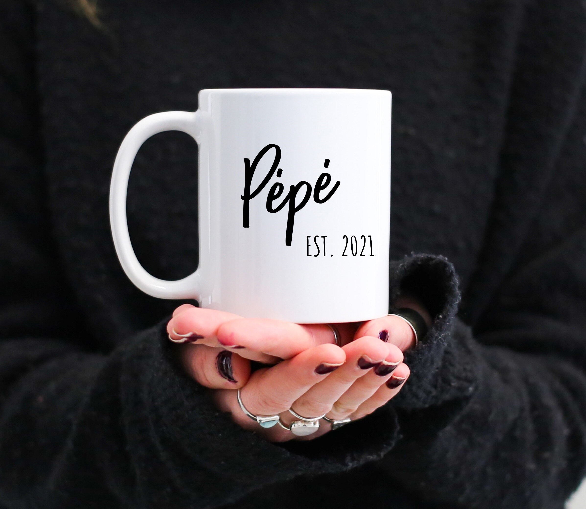 Personalized Pépé Gifts Pépé Coffee Mug Pépé Established Etsy