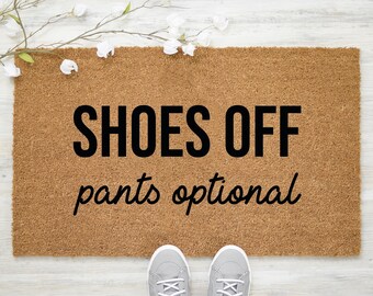 No Shoes Doormat Etsy