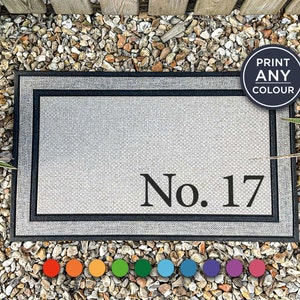Infinity Custom Mats™ All-Weather Personalized Door Mat -.STYLE
