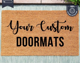 Custom Doormat - Custom Door Mat Design - Business Logo - Personalized Doormat - Customized Welcome Doormat - Realtor Housewarming Gift