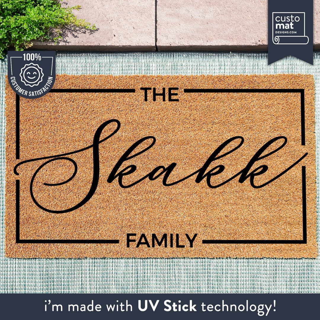 Personalized Family Name Doormat