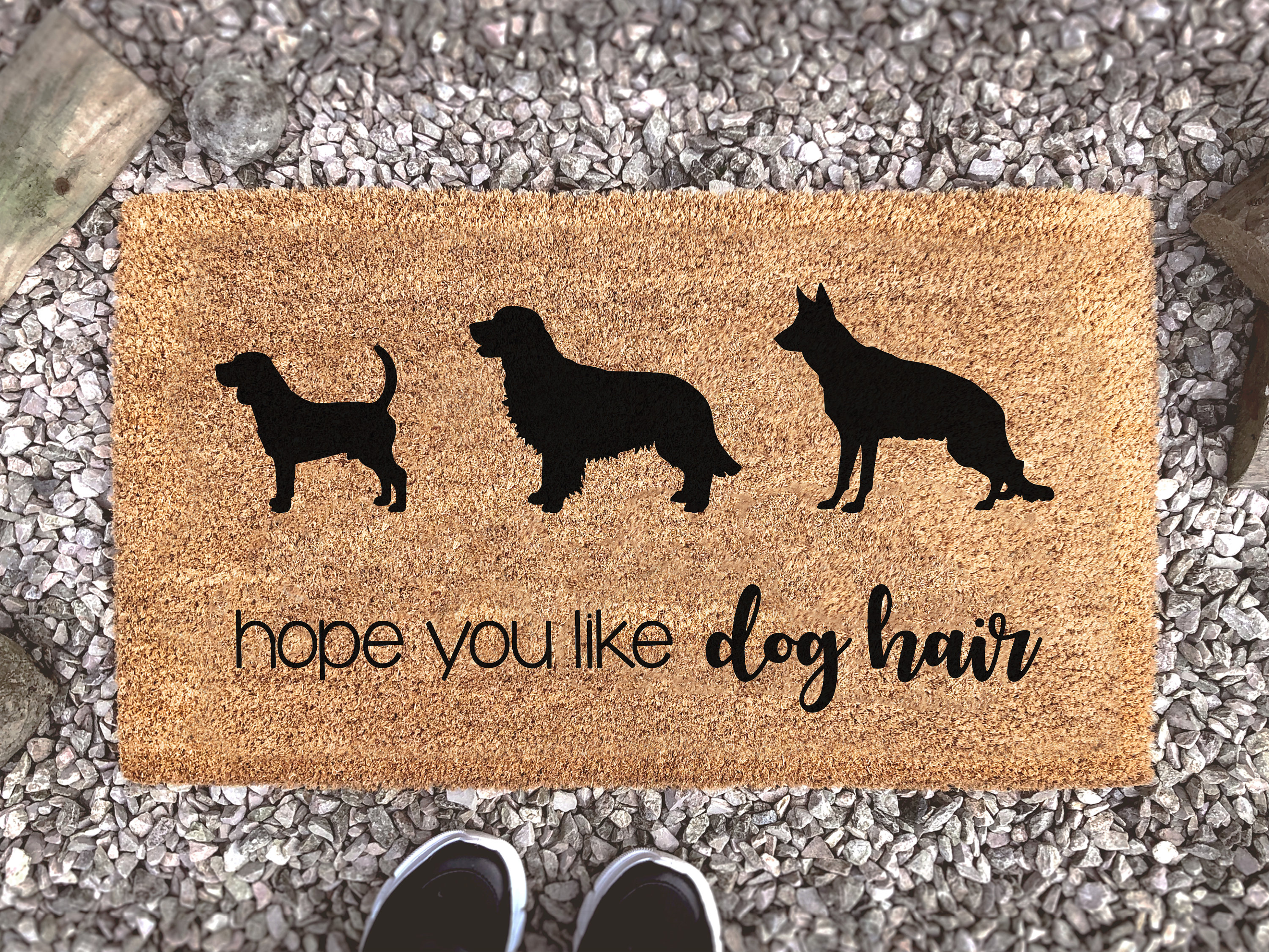 Dog Doormat Hope You Like Dog Hair Personalised Dog Etsy UK