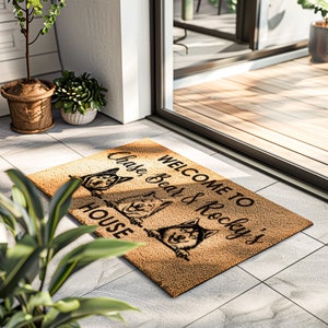 Dog Gift For Dog Owner Doormat - Funny Doormat - Dog Owner Door Mat - Dog Welcome Mat Gift - Unique Gift - Dog Lover Gift - Doormat Cute