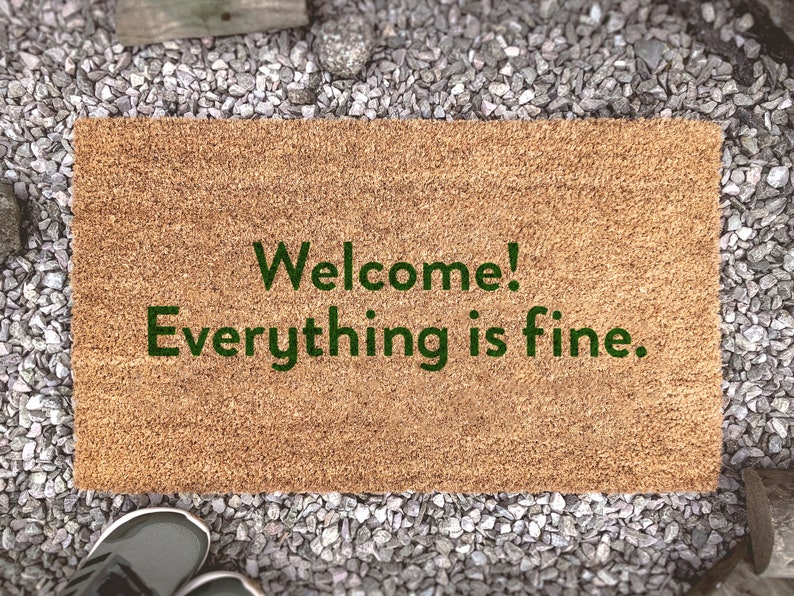 Everything is fine. The Good Place Netflix Quote Etsy
