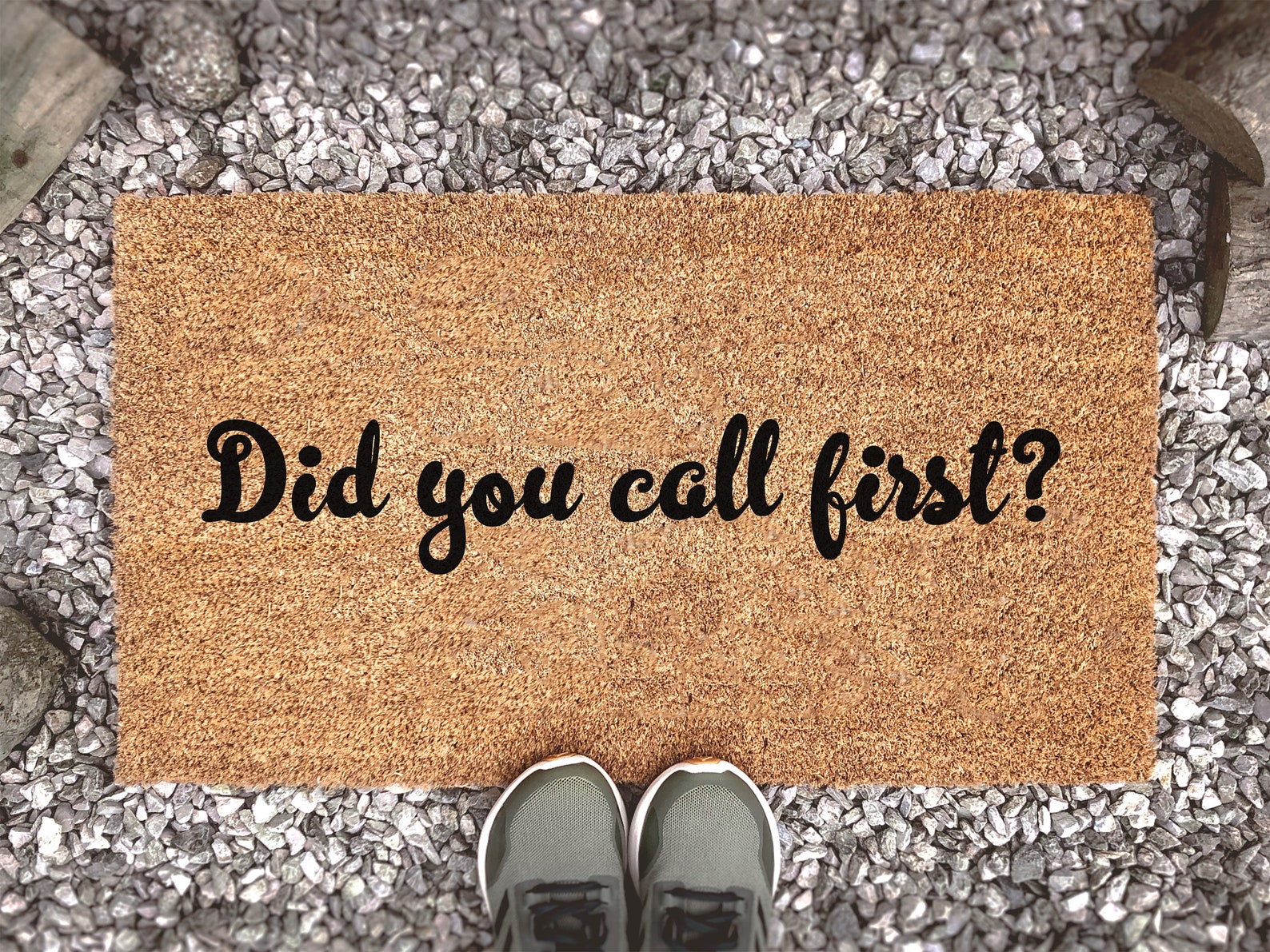 Did You Call First Custom Doormat Mat Etsy