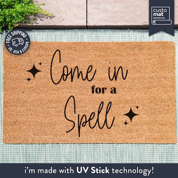 Come in for A Spell Magical Doormat Fall Season Doormat 