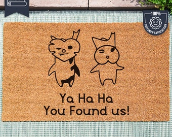 Ya Haha You Finder Uns Fußmatte - Zelda Breath Of The Wild - Zelda - Korok Samen - Hestu - Nintendo Fußmatte - Zelda Geschenk - Korok Wald