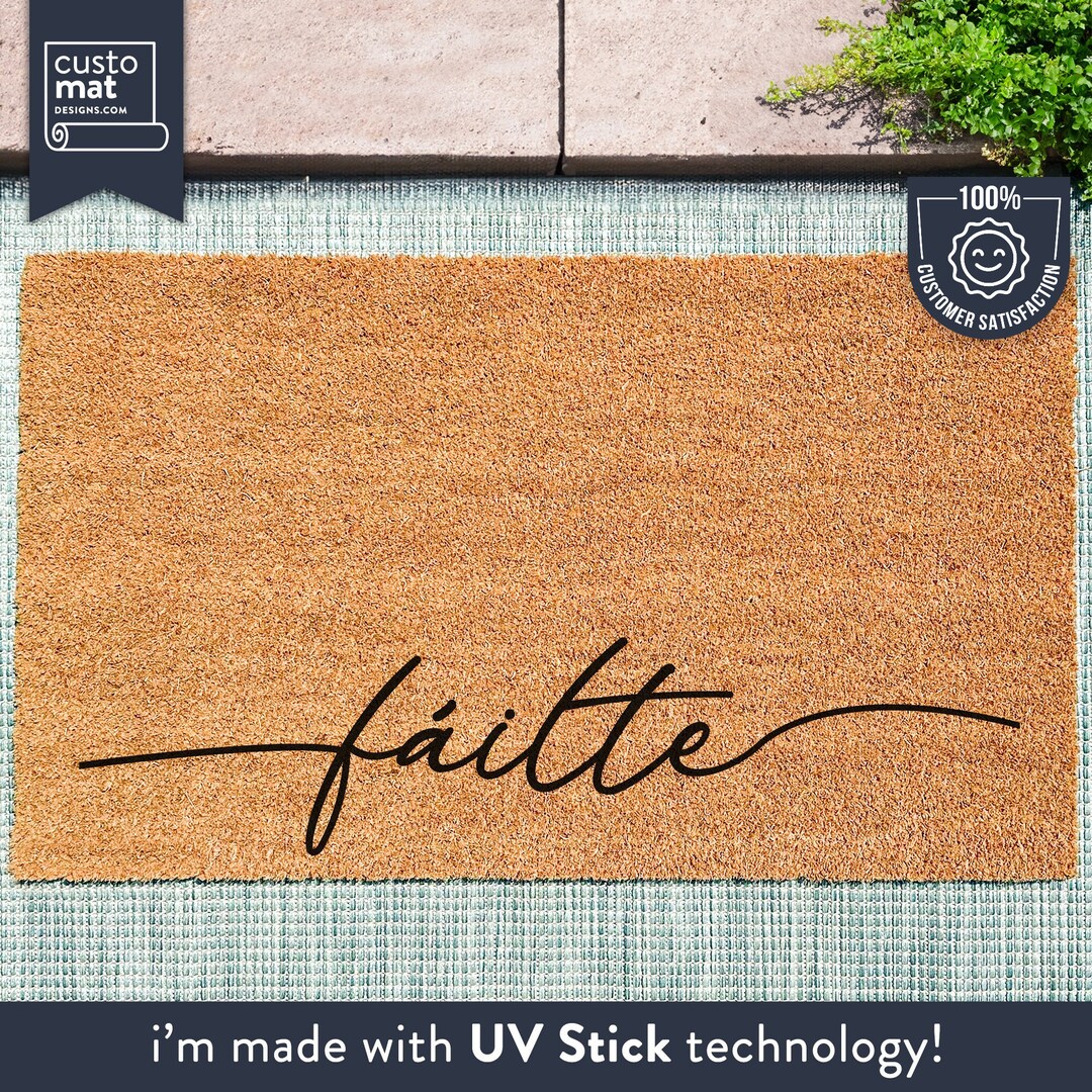Irish Doormat Fáilte Ireland Personalised Doormat New Home Doormat