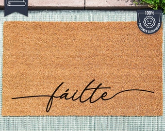 Irish Doormat - Fáilte - Ireland - Personalised Doormat - New Home Doormat - Custom Home Decor - Wedding Gift