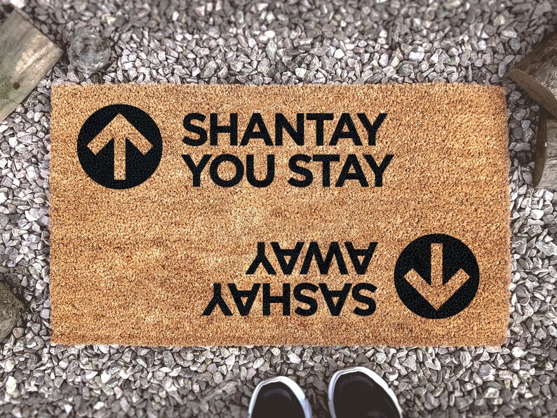 Drag Race Doormat Sashay Away Shantay You Stay Funny Quote Etsy