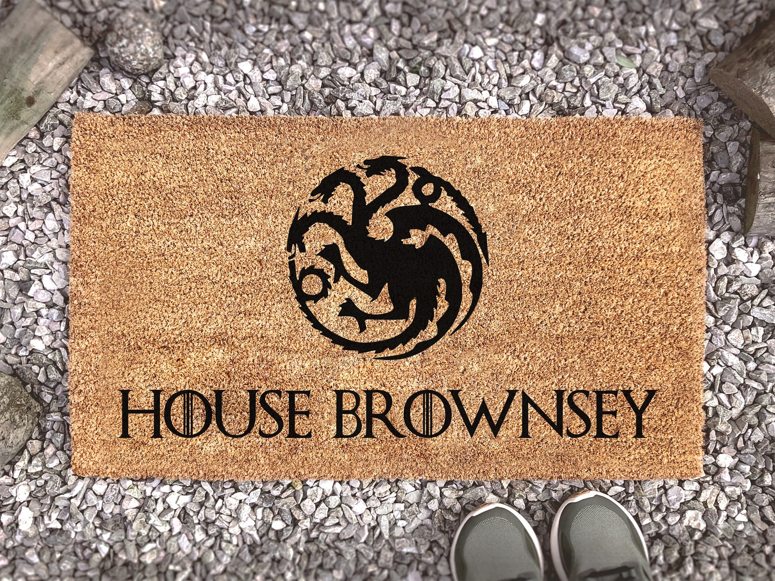 Game of Thrones Doormat House Targaryen Door Mat GOT Etsy