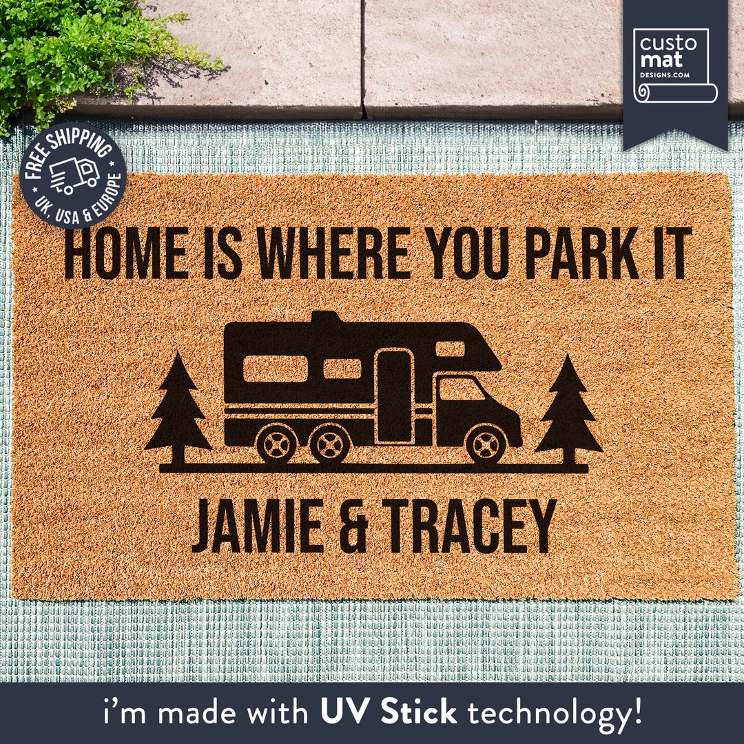 Personalized Camping Doormat Custom RV Door Mat Coir Etsy Canada