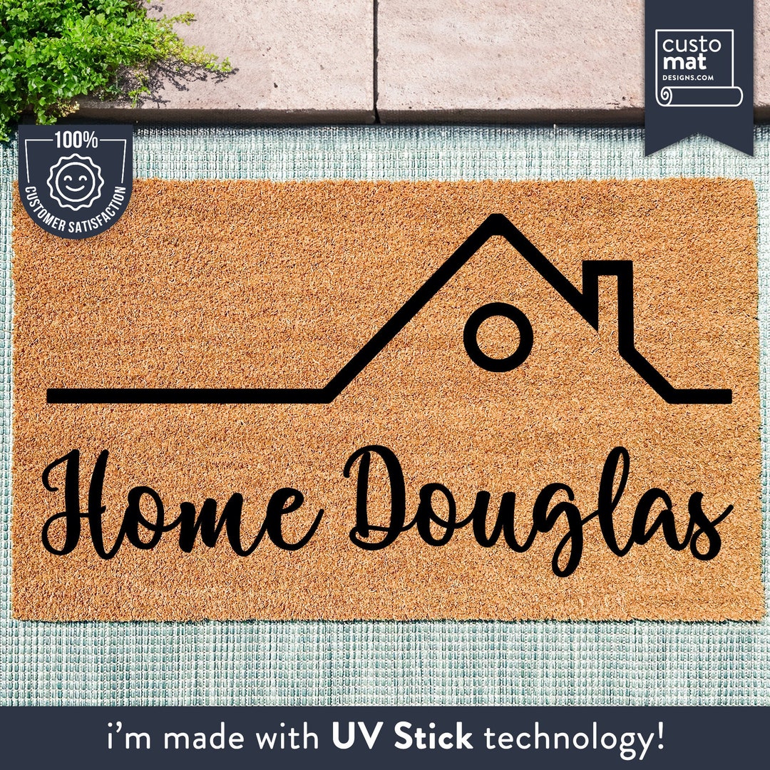 Custom Family Name Doormat Personalized Home Door Mat Etsy
