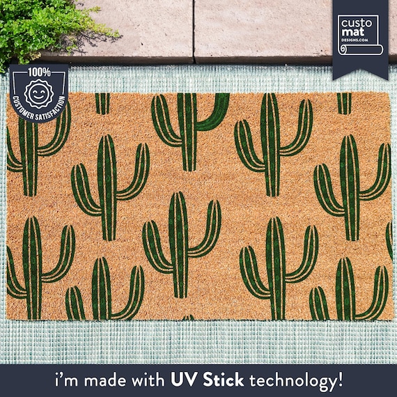 Kaktus Fumatte Muster - Kaktus Sukkulenten Kokos Fumatte - Desert Vibes  Willkommen Matte Teppich - Individuelle Kaktus Druck Fumatte - Geschenk  fr Pflanzenliebhaber - Etsy sterreich