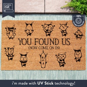 You Found Us Korok Seed Themed Doormat - Zelda Breath Of The Film - Korok Seeds - Hestu - Nintendo Doormat - Zelda Gift - Korok Forest
