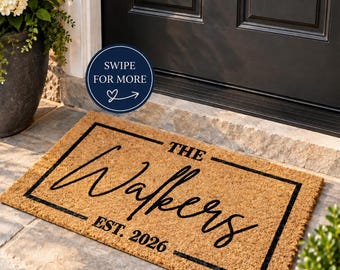 Front Door Doormat, Entryway Welcome Mat, Patio & Porch Decor