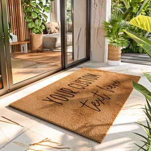 Business Doormat - Custom Door Mat - Business Logo Sign - Welcome Mat - Personalized Doormat - Company Logo - Custom Text Here Doormat