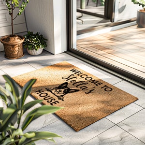 Funny Pet Dog Portrait Doormat - Custom Dog Doormat - Custom Dog Door Mat - Dog Rug - Funny Dog Doormat - Custom Pet Doormat - Dog Breed Mat
