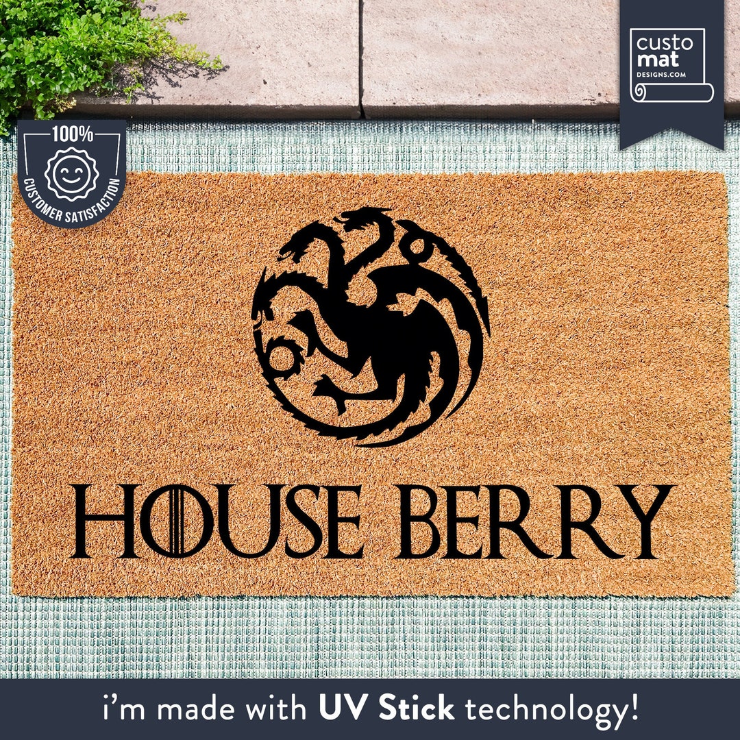 Game of Thrones Doormat House Targaryen Door Mat GOT Game of Thrones
