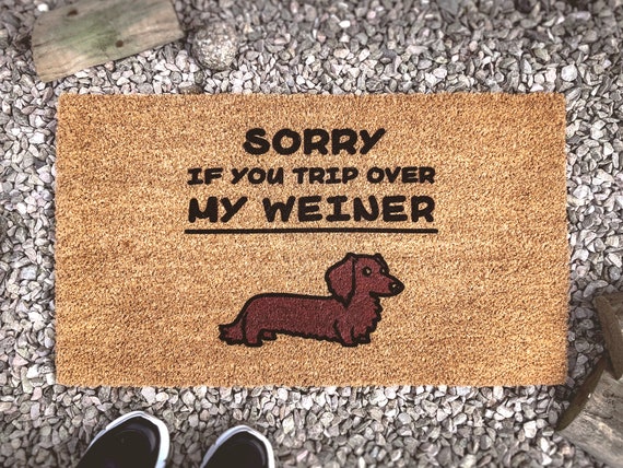 dachshund through the snow doormat
