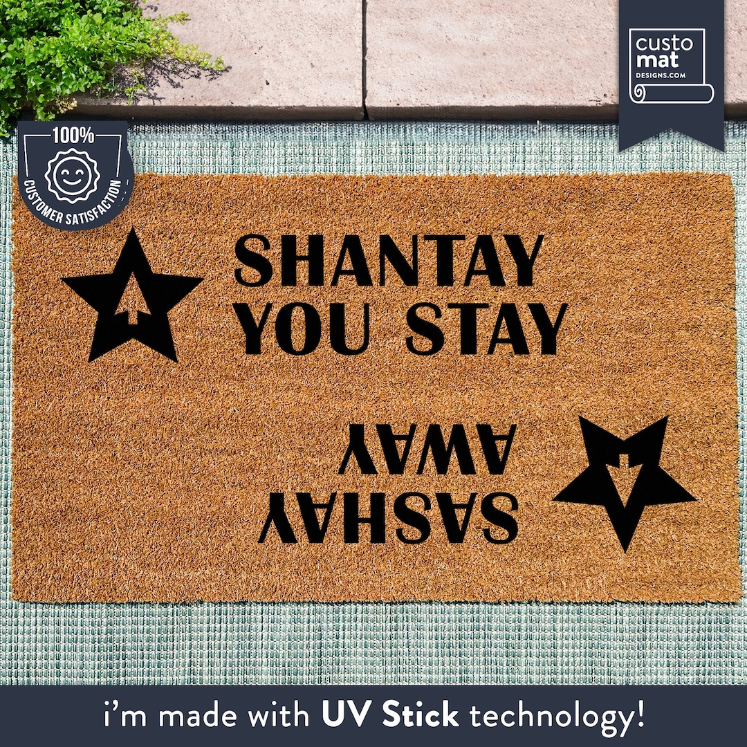 Sashay Away Shantay You Stay Brush Zerbino per porta d'ingresso Zerbino per porta d'ingresso stampato personalizzato Prima casa Regalo per la famiglia Regalo per le coppie - Italia