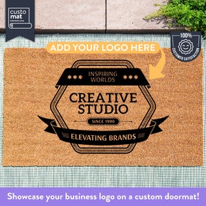 Custom Doormat - Your Custom Design - Personalized Doormat - Business Logo - Customized Welcome Mat