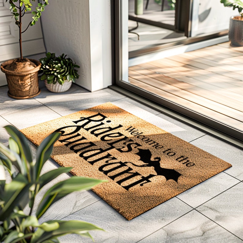 Riders Quadrant Mat - Fourth Wing Basgiath Quadrant Doormat - Choose Your Quadrant - Scribe Quadrant - Infantry Quadrant - Healers Quadrant