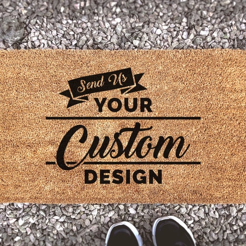 Custom Doormat Your Custom Design Personalized Doormat Etsy