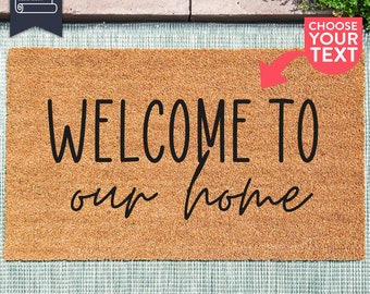 Custom Door Mat - Custom Rug - Doormat Personalized - Create Your Own Housewarming Gift - Doormat Custom - Unique Realtor Gift - Porch Decor