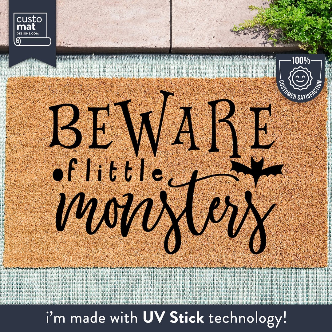 Little Monsters Doormat - Funny Doormat - Welcome Doormat - Halloween ...