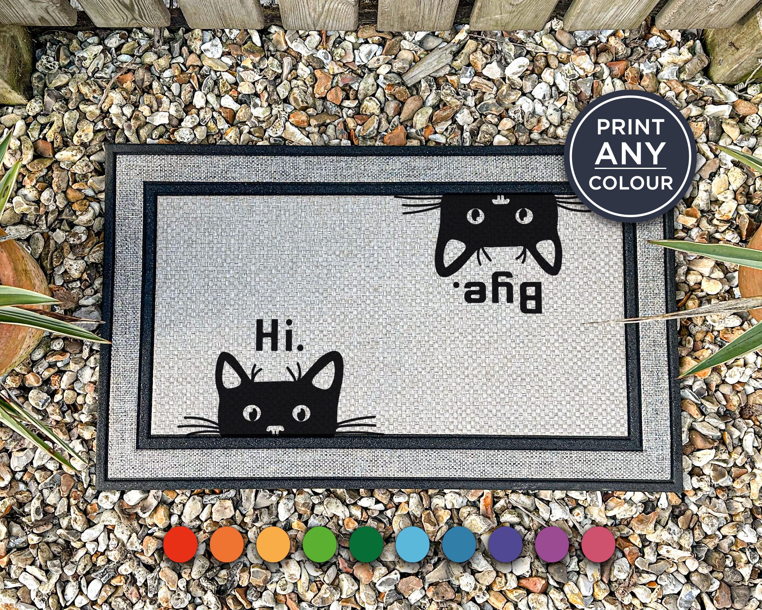 Cat Flap Doormat - Etsy UK