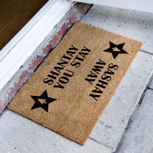 Sashay Away Shantay You Stay Door Mat RuPaul's Drag Race Doormat Fun Doormat image 2