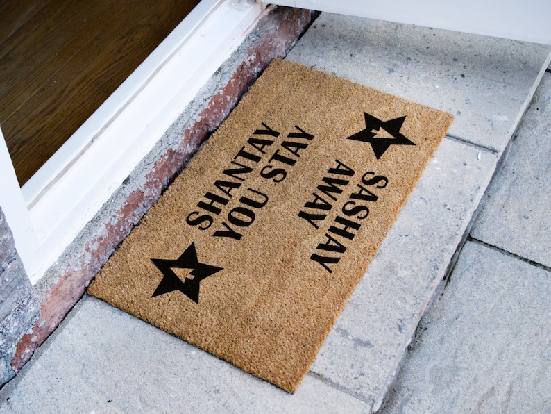 Sashay Away Shantay You Stay Door Mat RuPaul's Drag Race Doormat Fun Doormat image 2