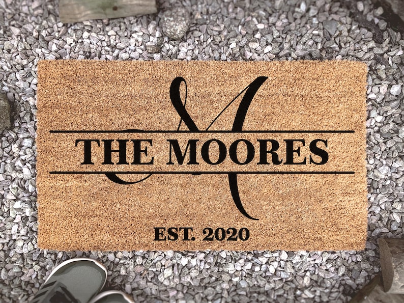 Custom Doormat Home Decor Personalized Gift Personalized Etsy