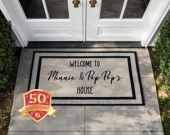 Personalised Grandparent Doormat – Birthday Gift Idea