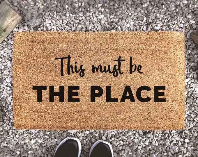 Dinosaur Trex Home is Where the Rawr is Doormat Funny Etsy