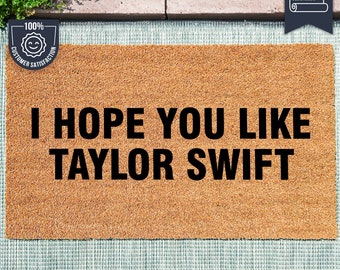 I Hope You Like Coconut Doormat - Funny Coir Doormat - Celebrity Door Mat - Welcome Mat