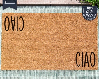 Ciao Doormat - Funny Doormat - Custom Mat - Welcome Mat - New Home Gift - Housewarming Gift