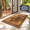Best Selling Personalized Doormat - Custom Housewarming Gift for Grandparents - Customized Coir Door Mat - Front Door Mat Customised Rug