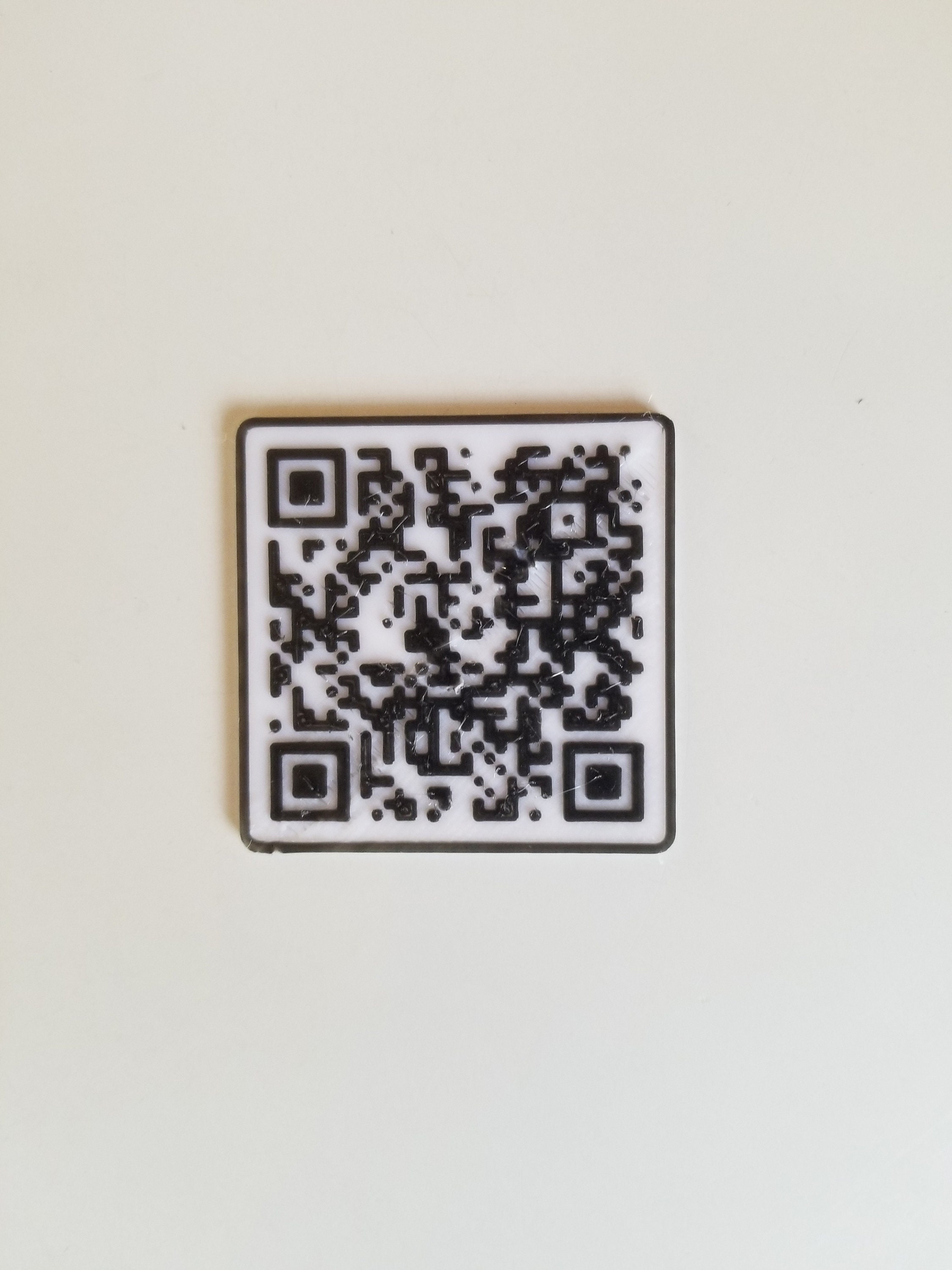 QR code 3D printed 2 sign 50 pack Etsy