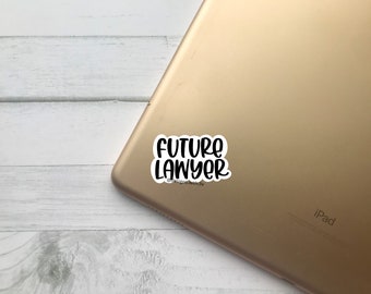 Future Lawyer Sticker, Law School Gift, Graduation Gift, New Law Student Gift, Stocking Stuffer For College Student, Laptop Sticker