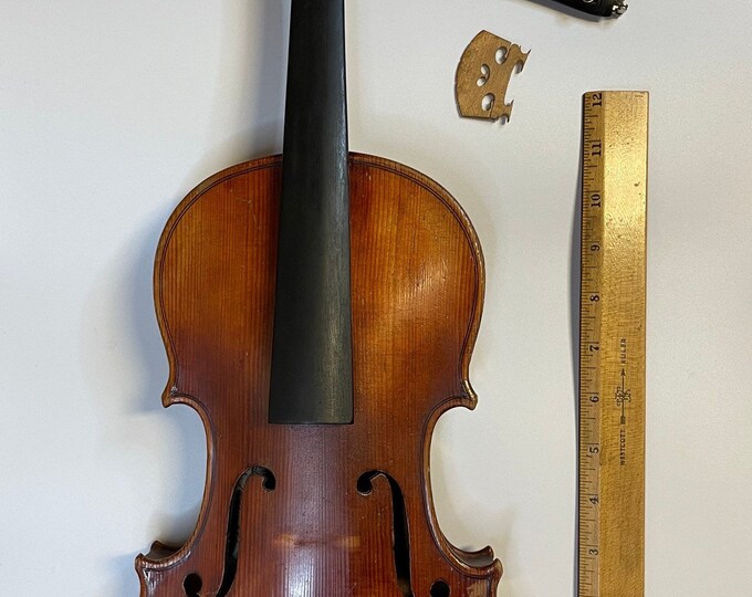 Vintage John Juzek Violin, Violin Maker Formerly of Prague, Made in