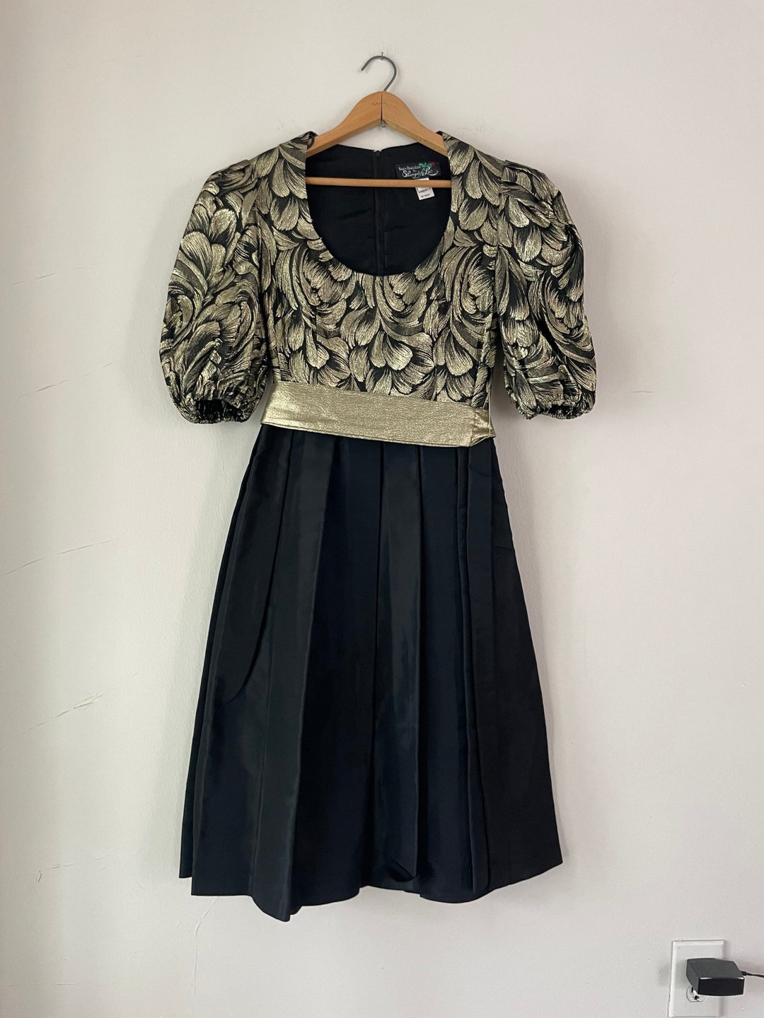 80's Gold Lam̩é Dress by Bibbs by Sharon Baldoni main image 0