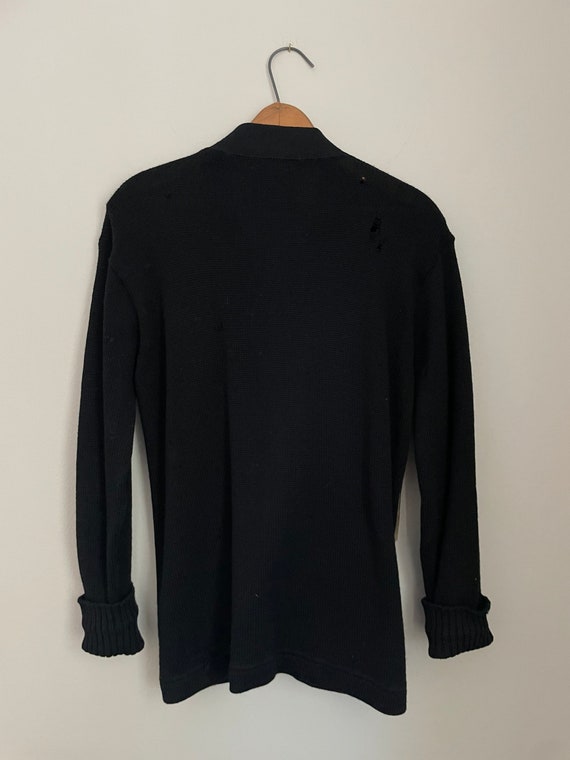 30s trojan lettered black sweater 1939
