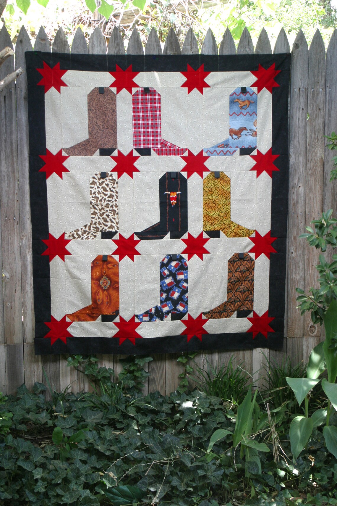 Quilt Pattern Quick Boot Block Easy Quilt Pattern Line Etsy