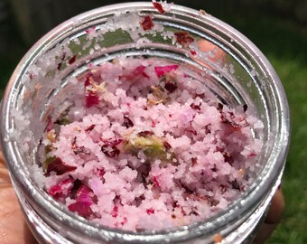 Rose Petal & Coconut | Sea Salt Scrub