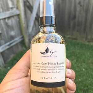 Lavender Calm Infused Body Oil