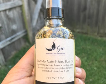 Lavender Calm Infused Body Oil